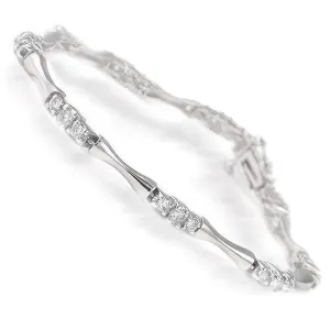 1.50-2.00 CT Round Cut Diamonds - Tennis Bracelet