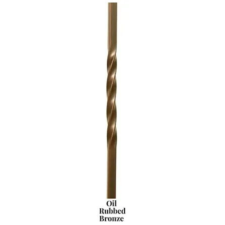 1TW22 | Single 22" Twist Iron Baluster | 2554 | 1/2"