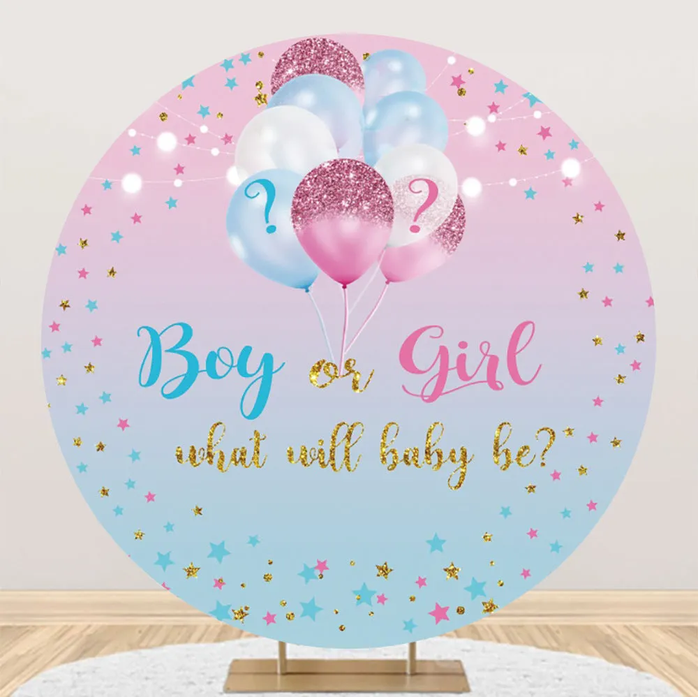 Activity Party Banquet Baby Shower Photo Round Background Fabric