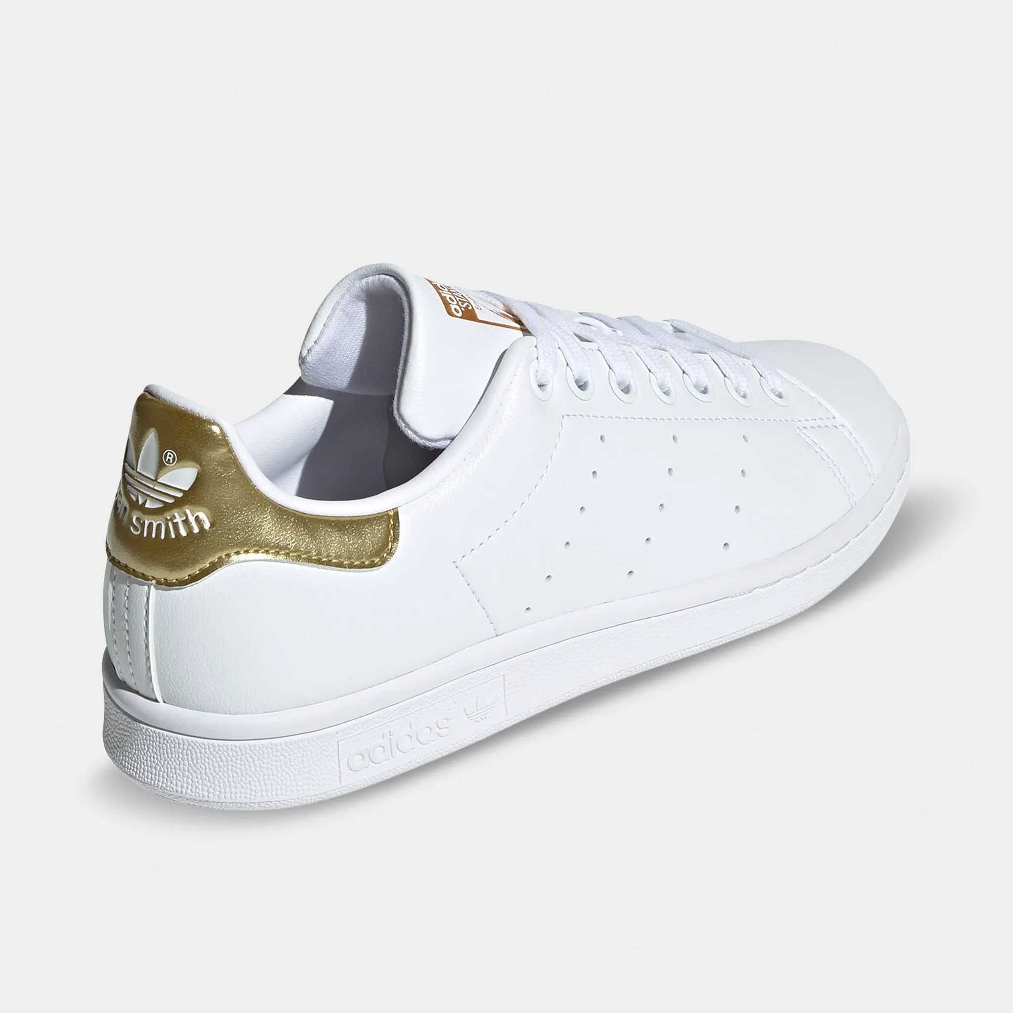 adidas Originals Women's Stan Smith Cloud White / Cloud White - Gold Metallic