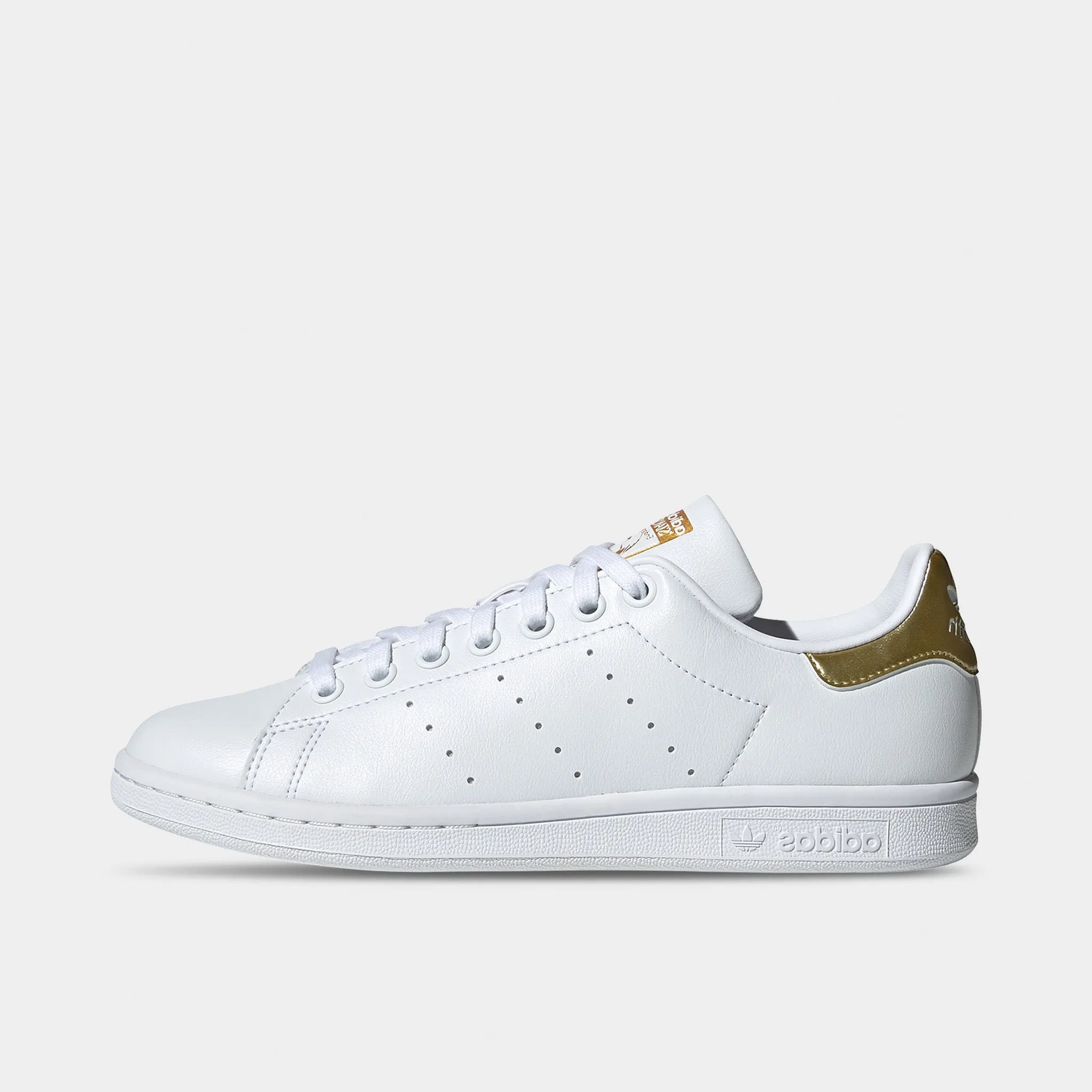 adidas Originals Women's Stan Smith Cloud White / Cloud White - Gold Metallic