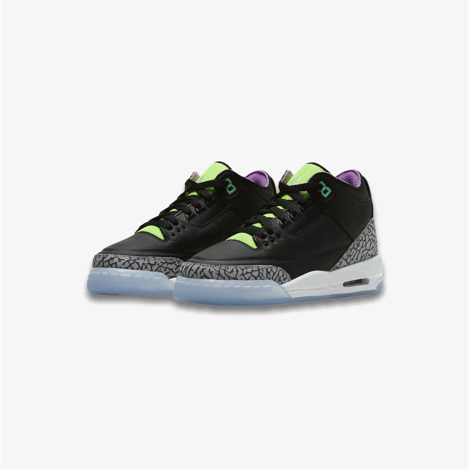 Air Jordan 3 Retro SE (GS) Black White Green DA2304-003