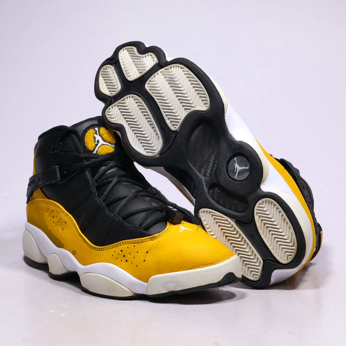 Air Jordan Winterized High-Top Sneakers Leather Yellow Colour For Men