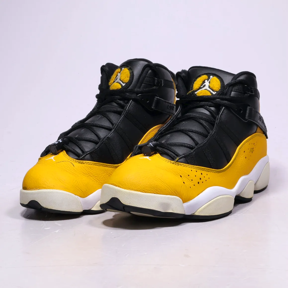 Air Jordan Winterized High-Top Sneakers Leather Yellow Colour For Men