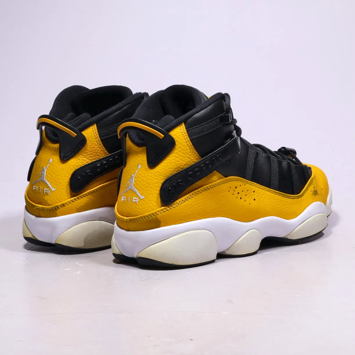 Air Jordan Winterized High-Top Sneakers Leather Yellow Colour For Men