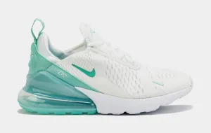 Air Max 270 Grade School Lifestyle Shoes (Summit White/Jade Ice)