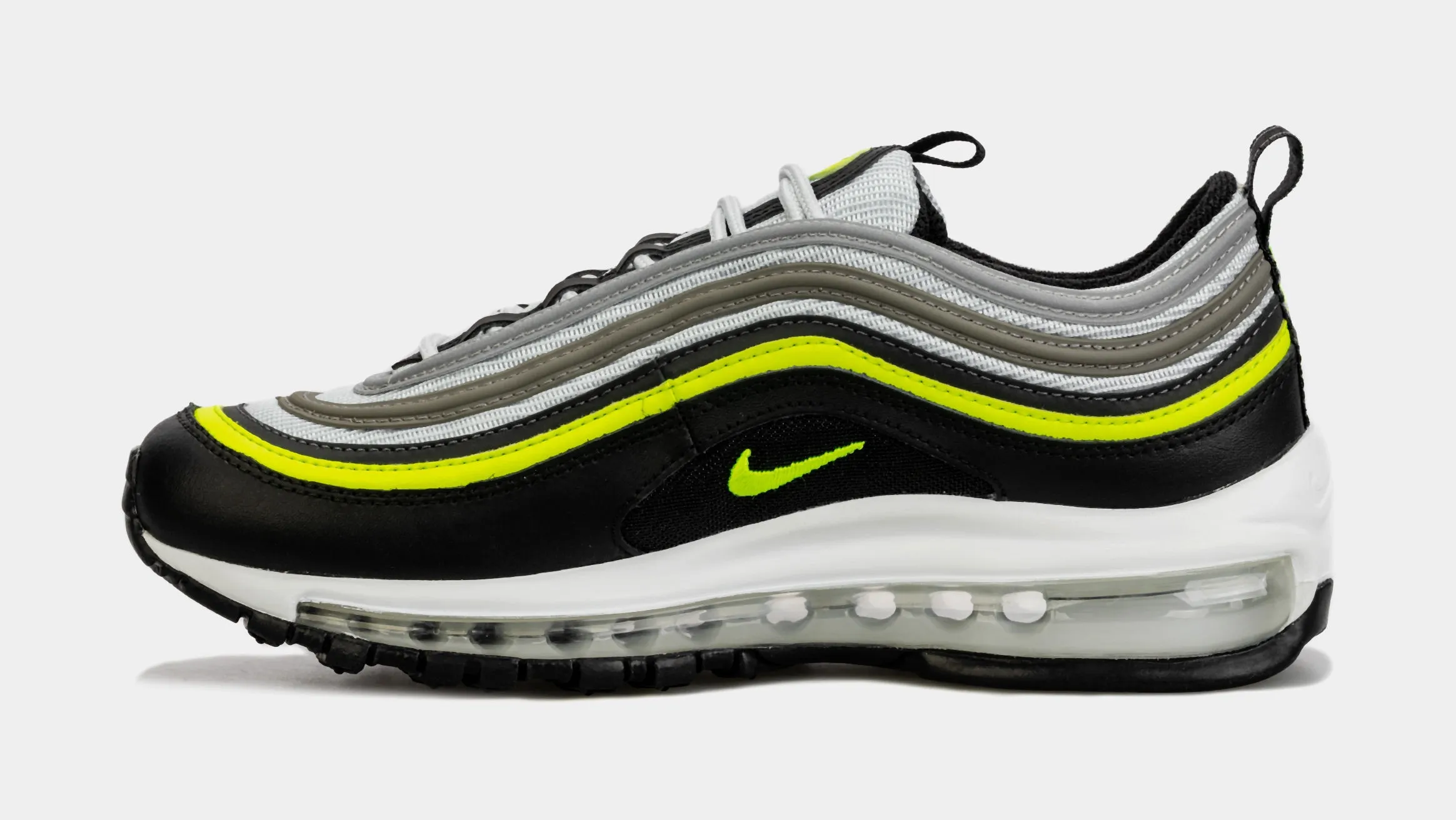 Air Max 97 Grade School Lifestyle Shoes (Black/Yellow)