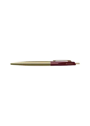 Anterique Brass Ballpoint Pen - Maroon