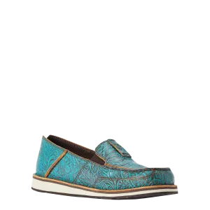 Ariat Ladies Brushed Turquoise Floral Emboss Cruisers 10042526