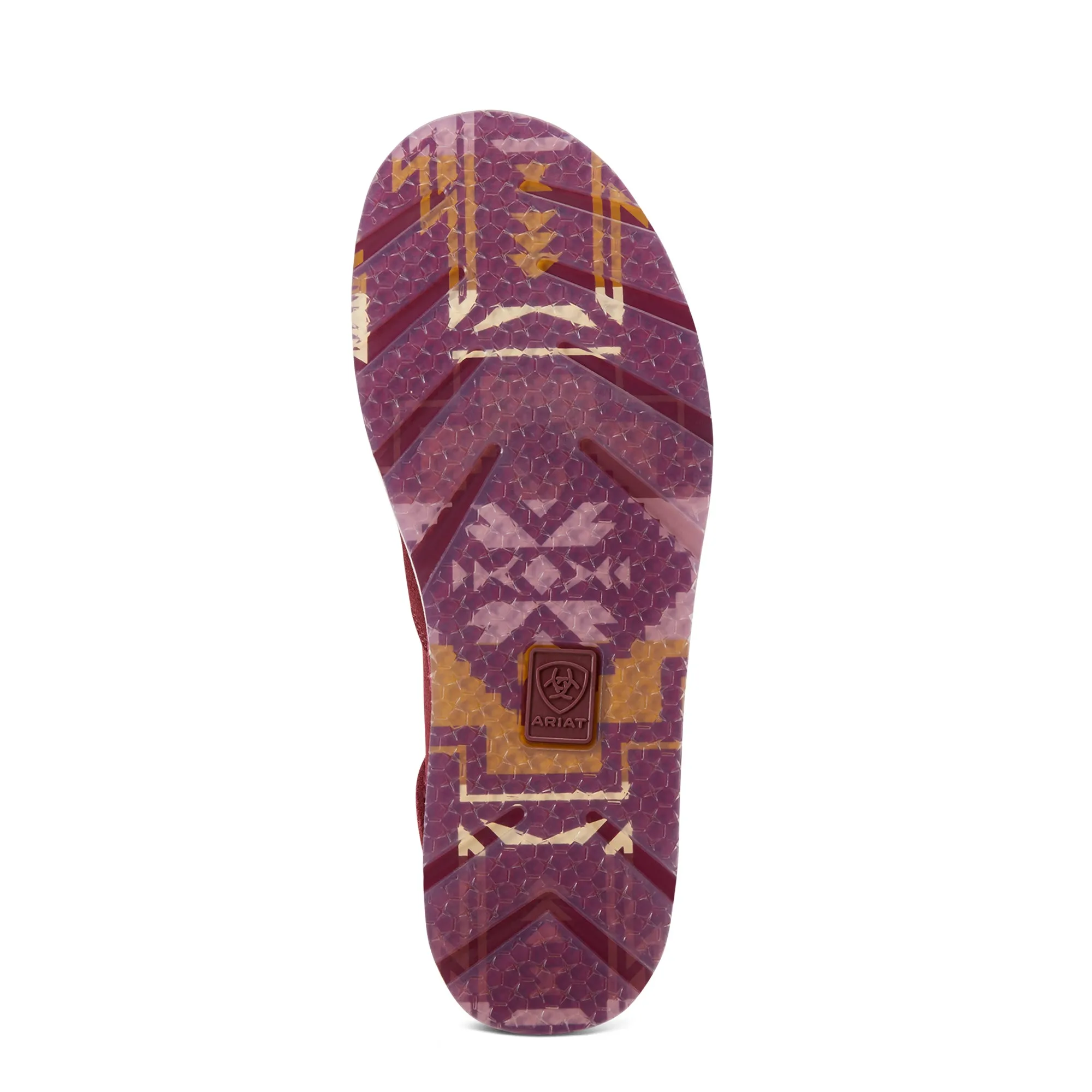 Ariat Ladies Dark Burgundy Aztec Slip On Cruiser 10046916