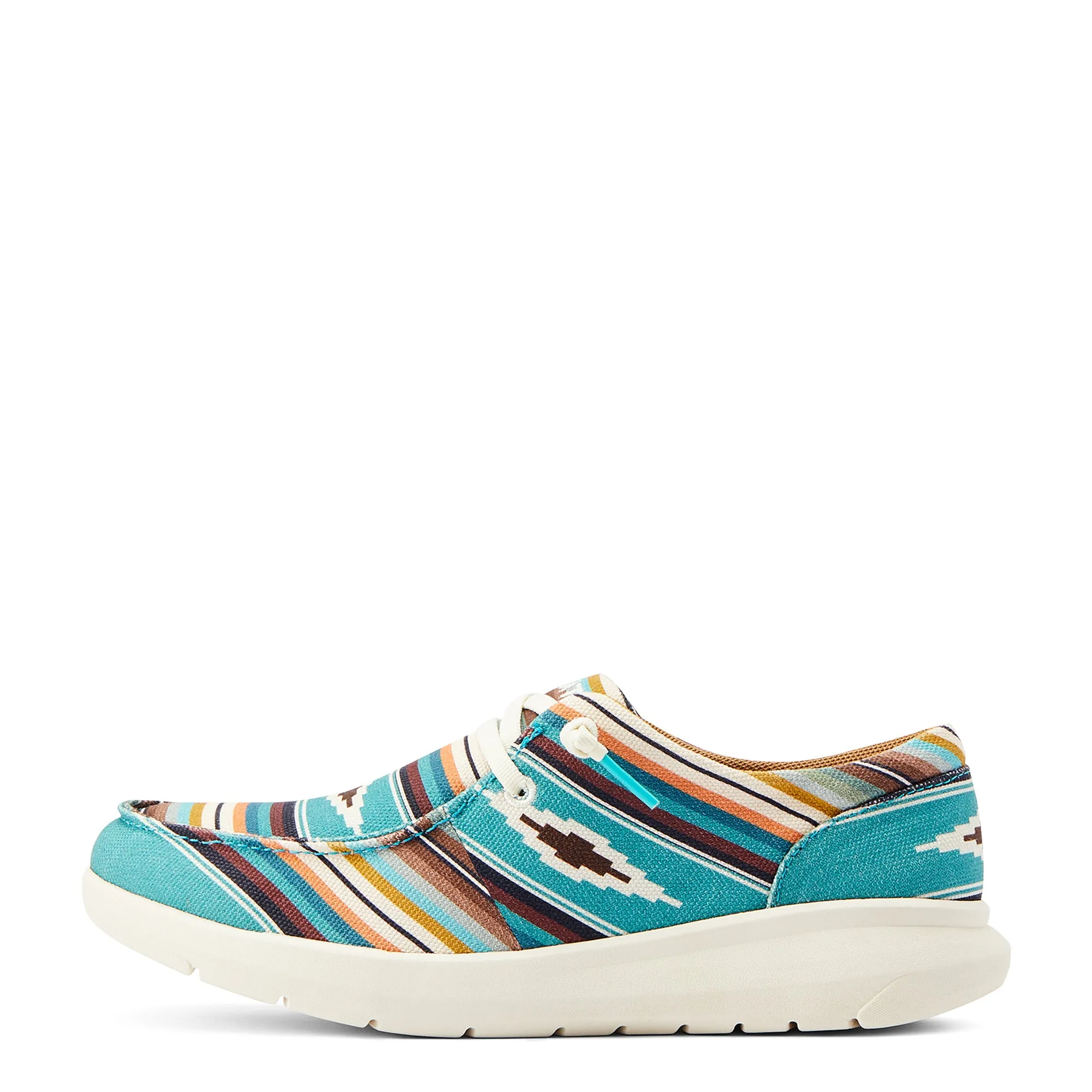 Ariat Ladies Hilo Turquoise Serape Print Slip On Shoes 10044590