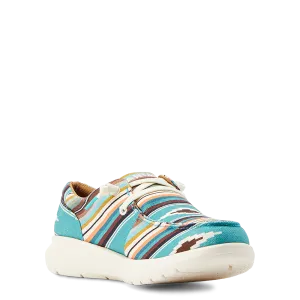 Ariat Ladies Hilo Turquoise Serape Print Slip On Shoes 10044590