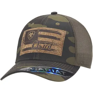 Ariat Women's Flag Cork Ball Cap