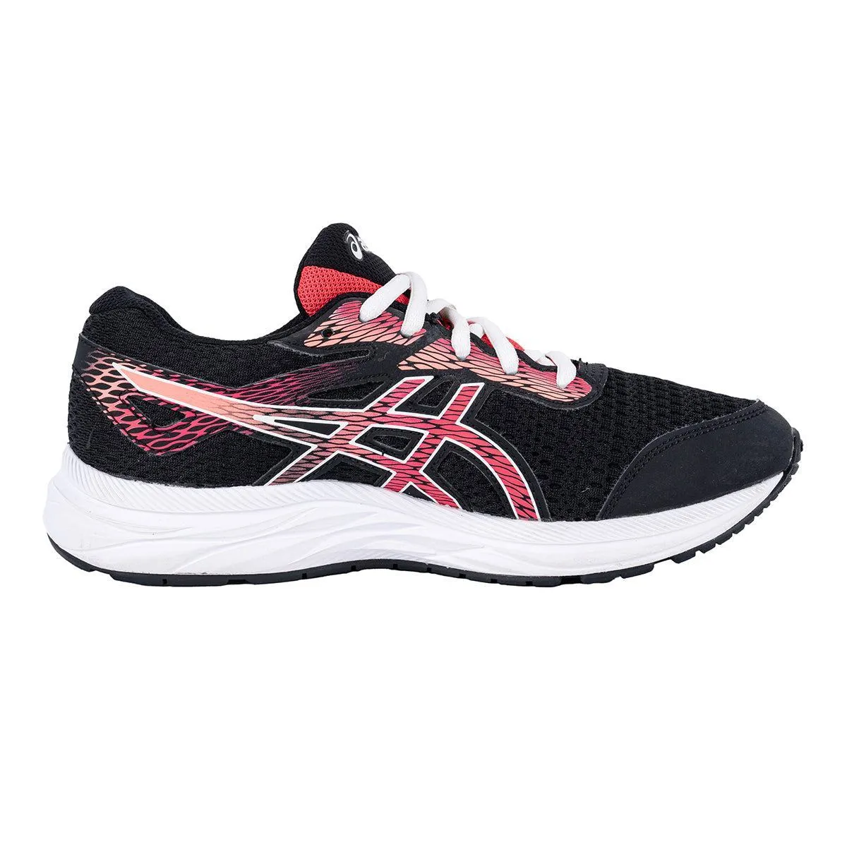 Asics Gelexcite 6 Gs Sport Shoes Fabric Black Colour For Women