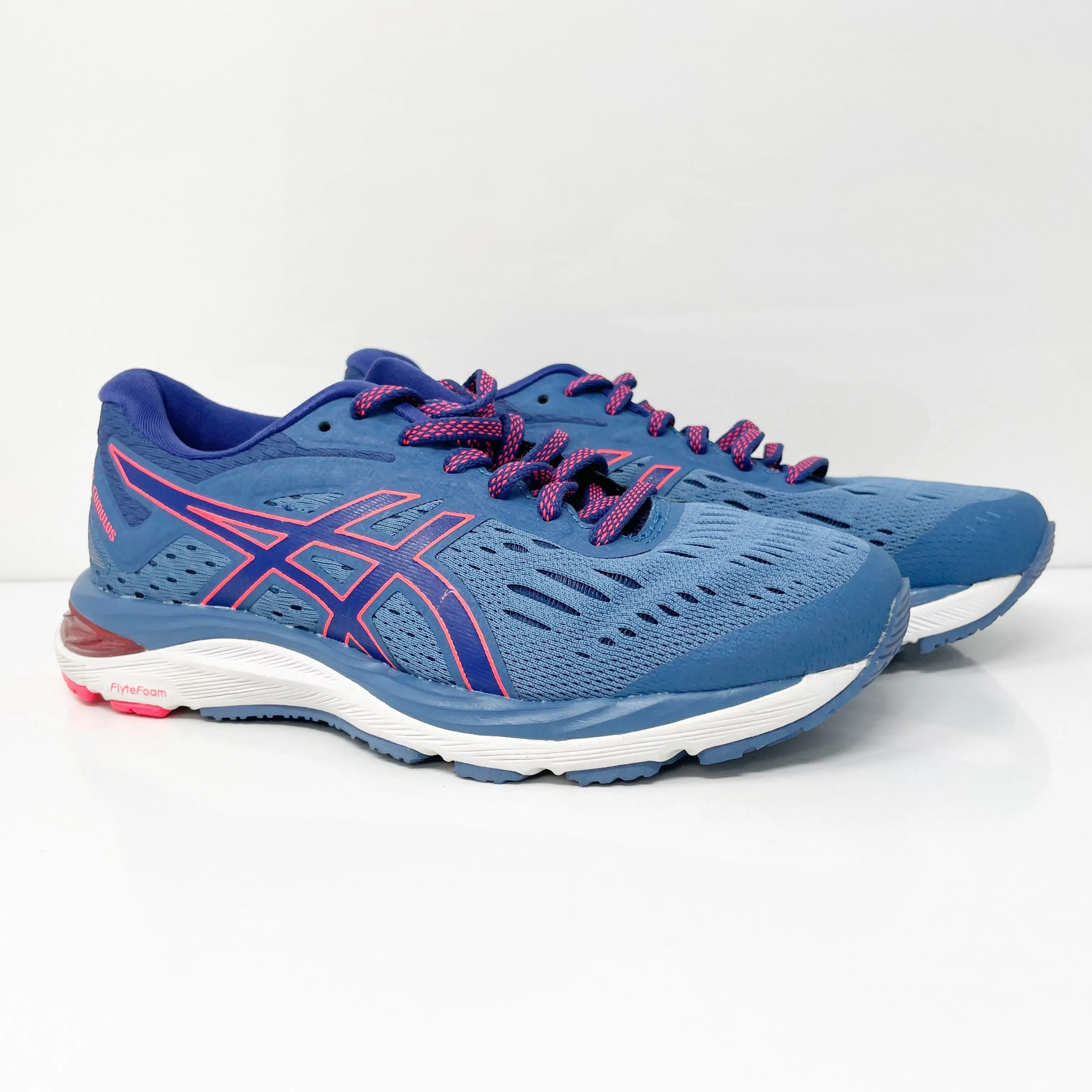 Asics Womens Gel Cumulus 20 1012A008 Blue Running Shoes Sneakers Size 6