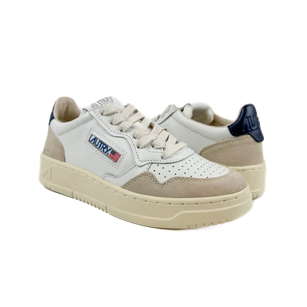 Autry - Medalist Low AULW LS28 (Leather/Suede White/Blue)