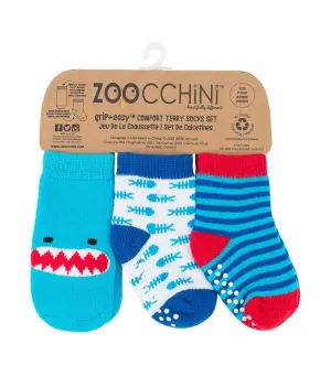 Baby Comfort Socks Set - Sherman the Shark (Set of 3)