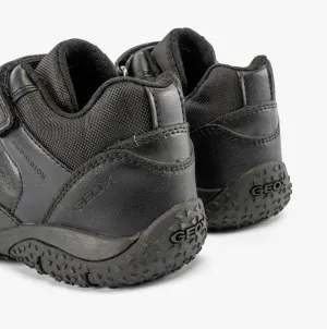 BALTIC B Boys Touch Fasten School Shoes Black