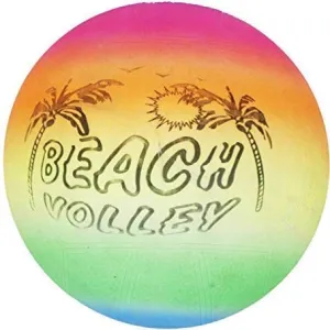 Beach Ball Soft Rainbow Color Inflatable Volleyball Kids Children Game - 2pcs