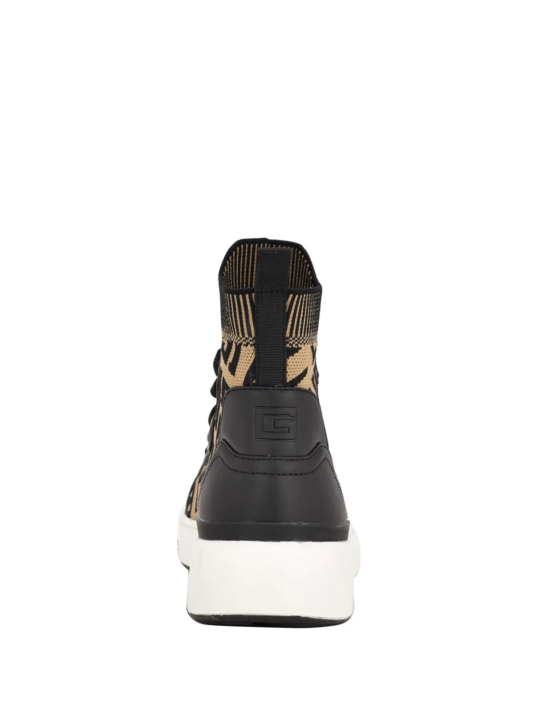 Black Brown Mannen High Top Sneakers