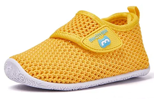 BMCiTYBM Baby Sneakers Girl Boy Tennis Shoes First Walker Shoes 12-18 Months Yellow