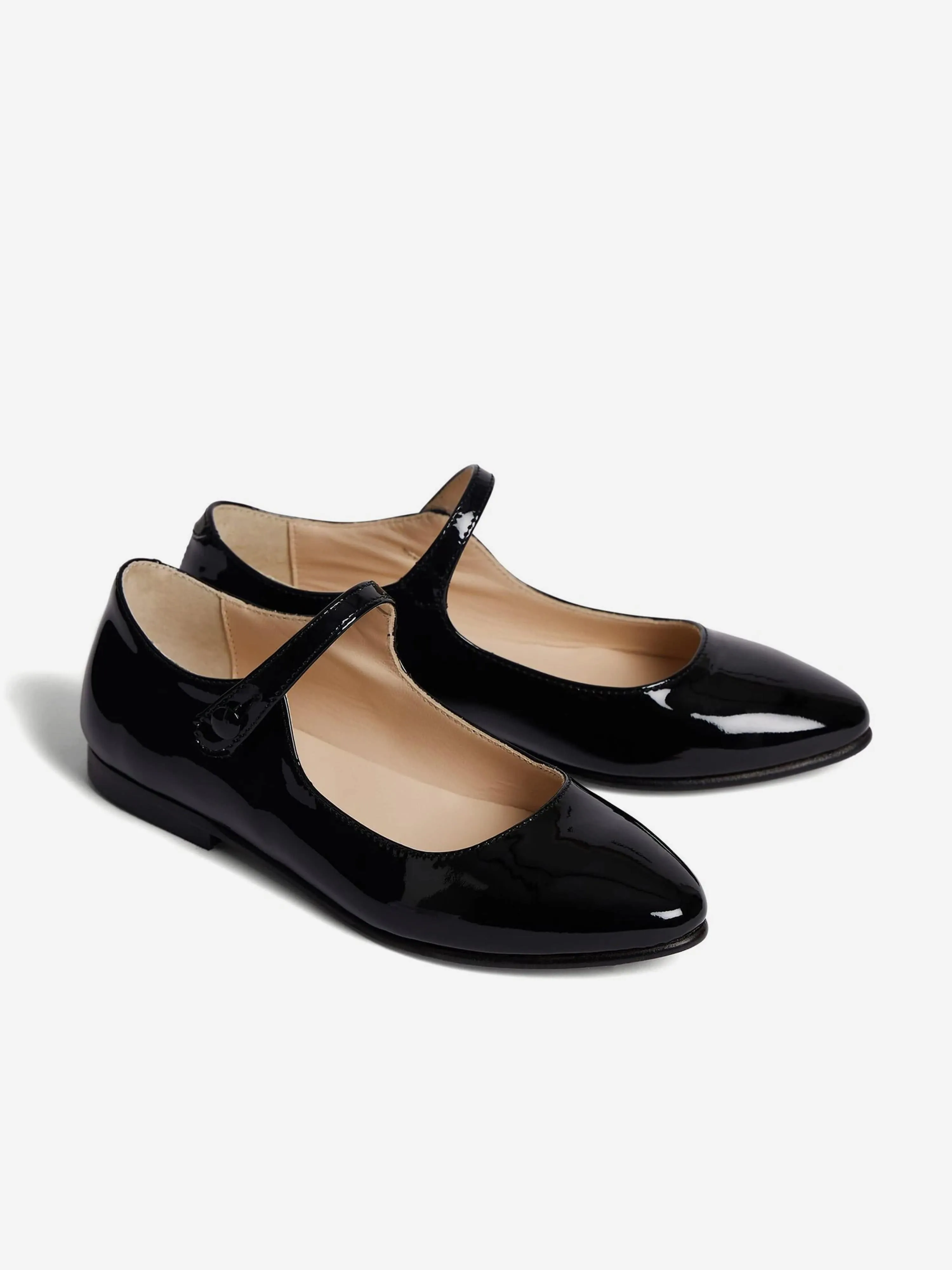 Bonpoint Girls Belinda Mary Jane Shoes in Black