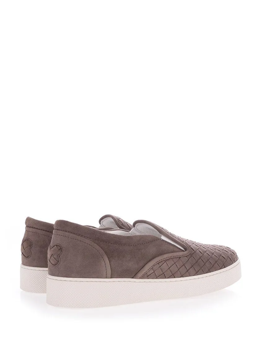 Bottega Veneta Dodger Suede Slip On Sneakers