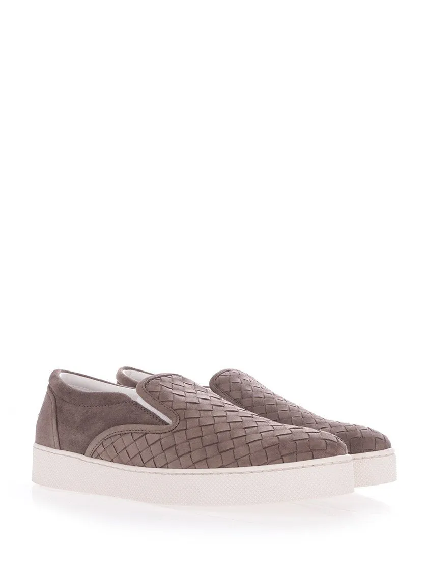 Bottega Veneta Dodger Suede Slip On Sneakers