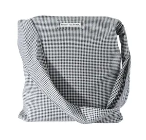 Boyfriend Shirt Bag Houndstooth