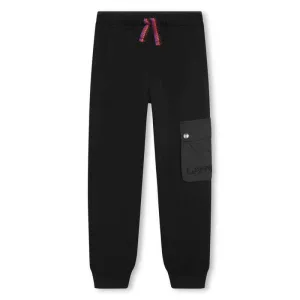 Boys Black Jogging Bottoms