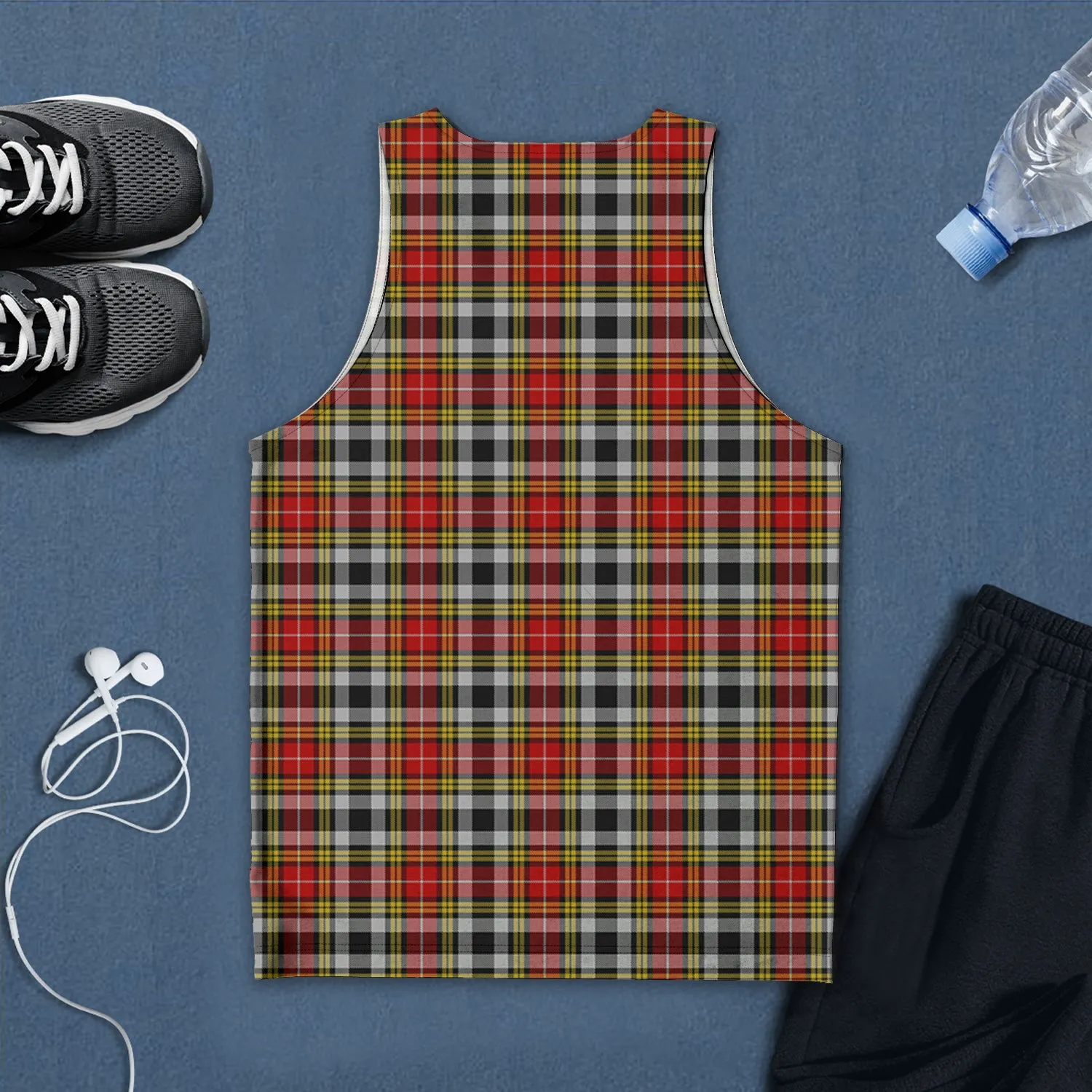 Buchanan Old Dress Tartan Mens Tank Top