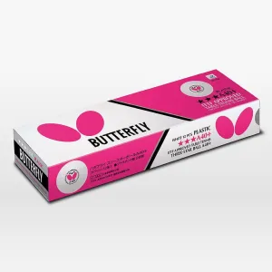 BUTTERFLY 3-STAR A40  BALL ( 1 dozen )