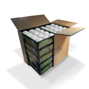 Case 120 White Champion Sports Lacrosse Balls - Meets NOCSAE Standard, SEI Certified, Grease-Free