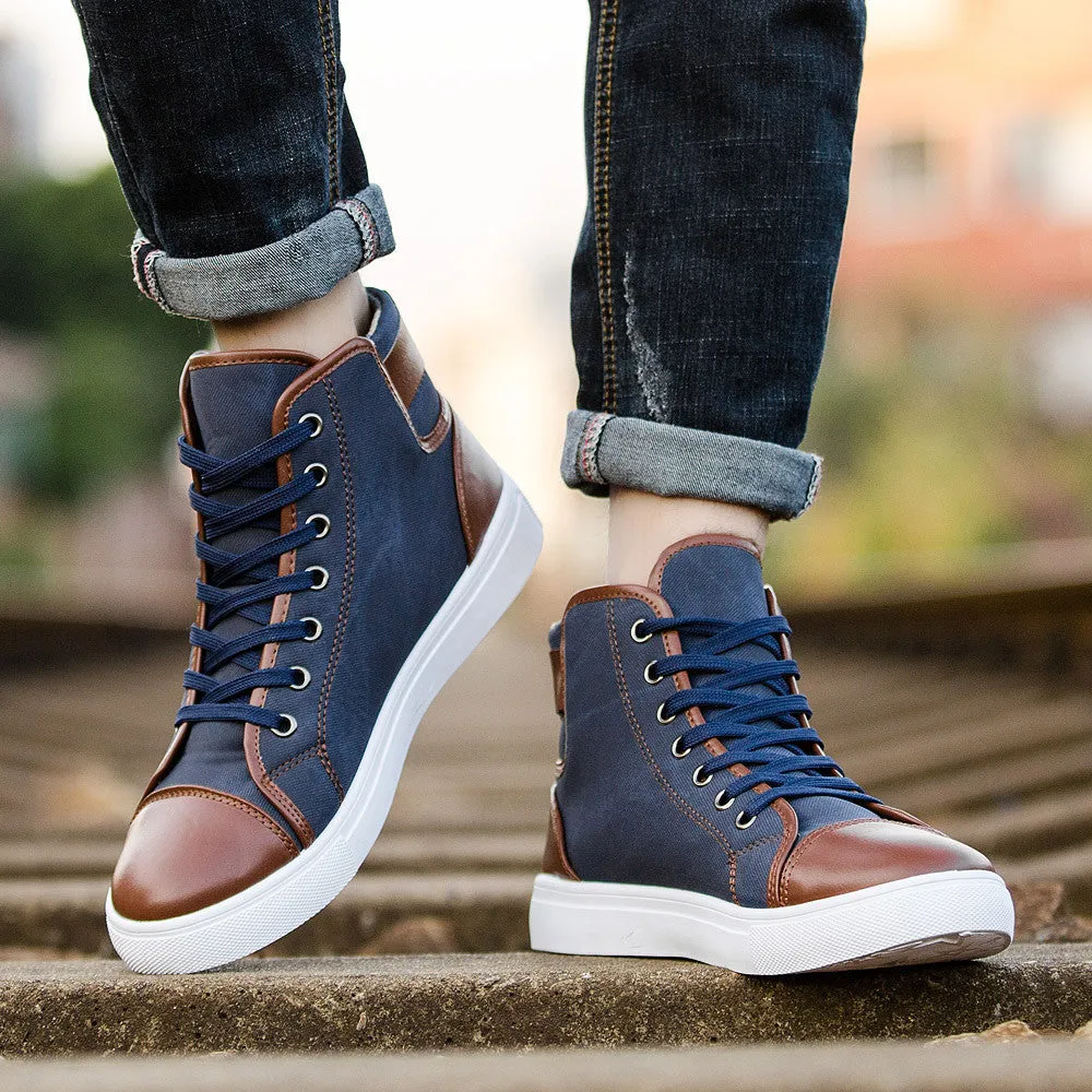 Causal Lace-Up Ankle High Top