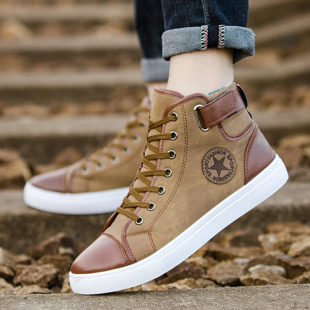 Causal Lace-Up Ankle High Top