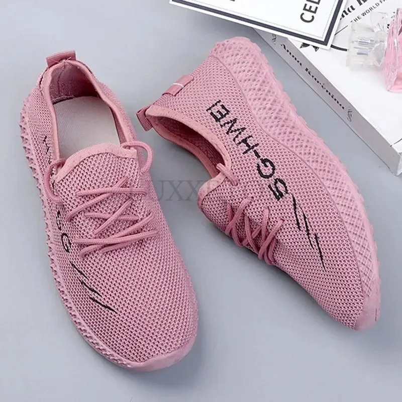 Comfortable Breathable Mesh Walking Shoes for Women