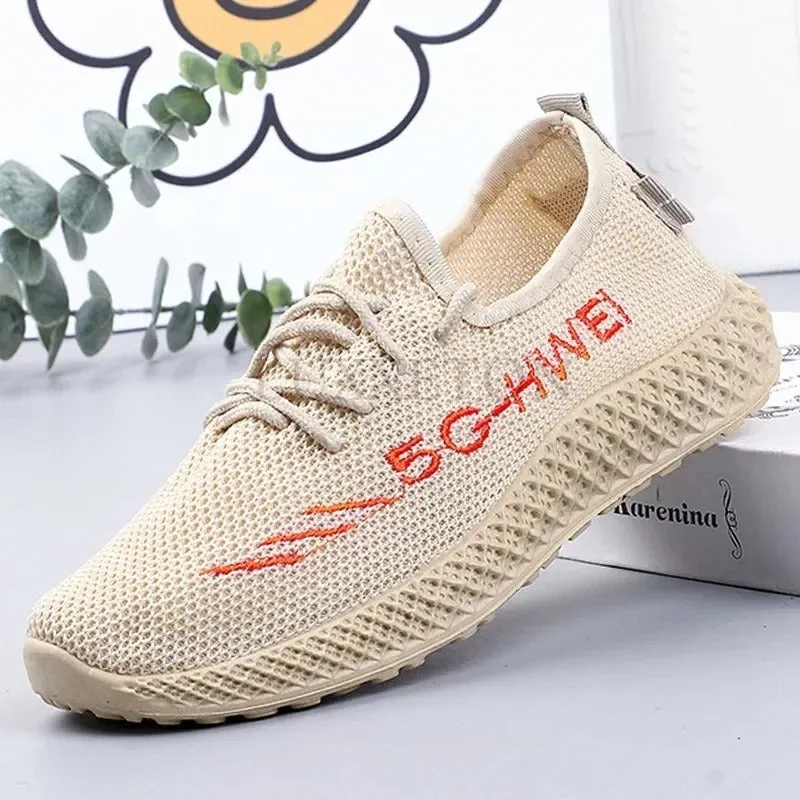 Comfortable Breathable Mesh Walking Shoes for Women