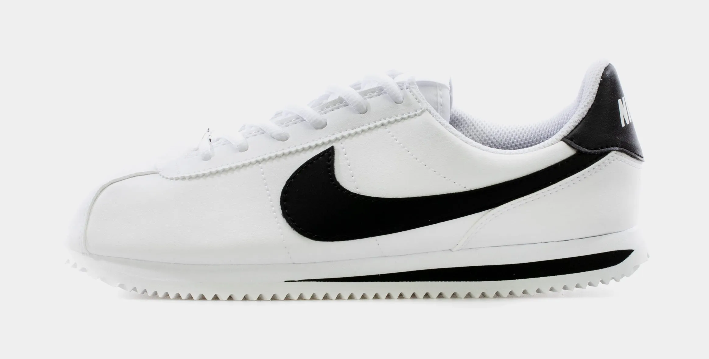 Cortez Grade School Lifestyle Shoe (White)