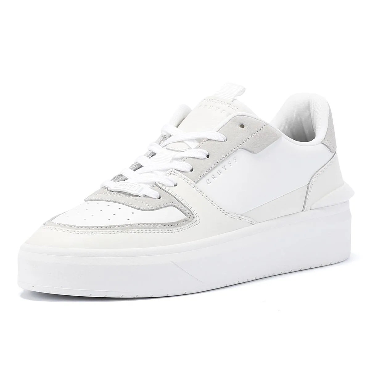 Cruyff Surefire Tennis Leather Men's White/Grey Trainers