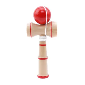 Cup and Ball Wooden Kendama Ball (Japanese Traditional Game Balance Skill Toy)