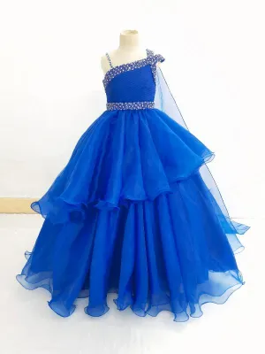 Custom Stunning Little Princess Royal Evening Gown