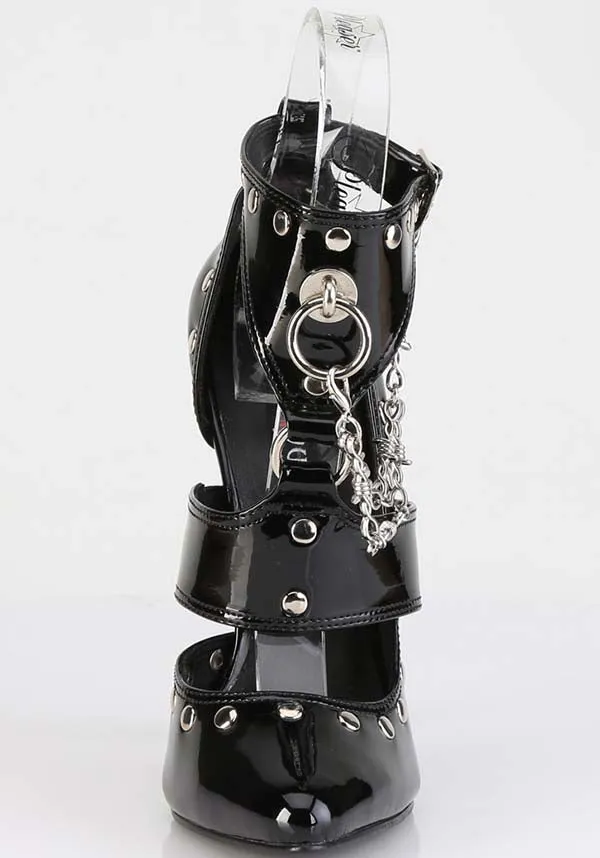 DOMINA-118 [Black Patent] | HEELS [PREORDER]