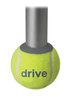 Drive Medical 10121 Walker Rear Tennis Ball Glides with Additional Glide Pads, 1 Pair