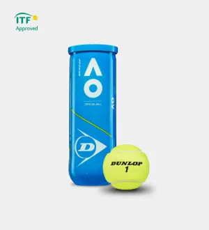 Dunlop Tennis Ball Australian Open AO 3 Ball Can