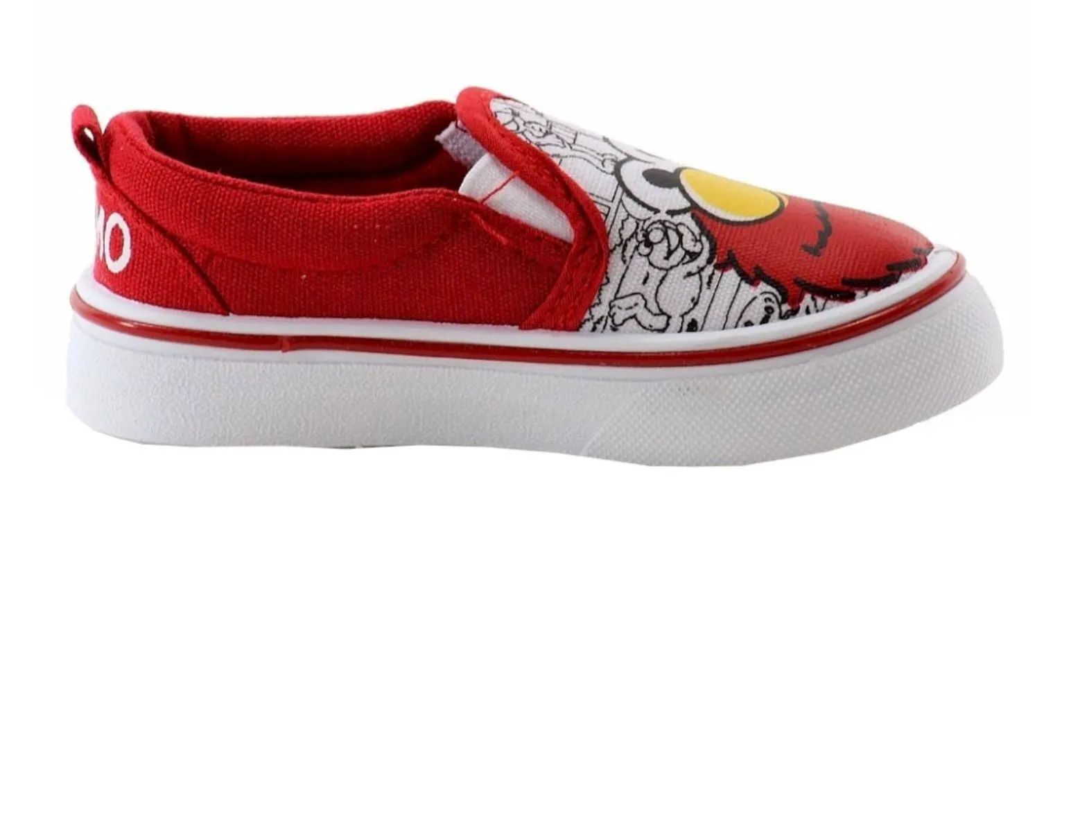 Elmo Canvas Slip On Sneakers