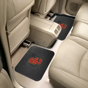 Fanmats Southern California Trojans Back Seat Car Utility Mats - 2 Piece Set