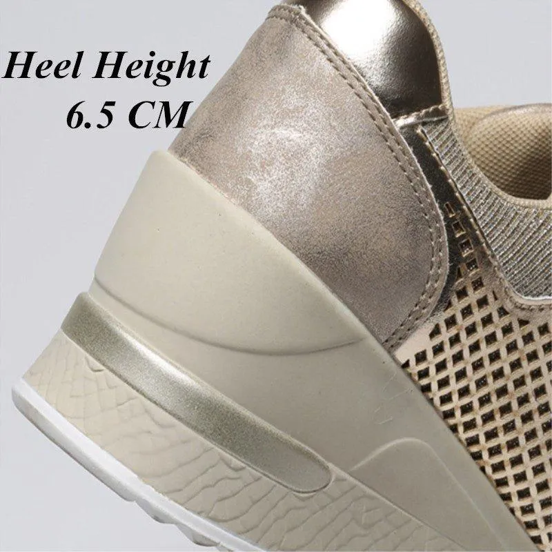 Fashionable Shoes for Bunions Platform Slip On Sneakers