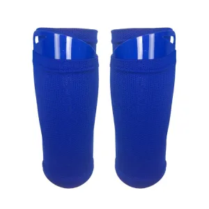 Football Shin Pads   Socks Sports Protective Equipment, Color: Dark Blue (M)