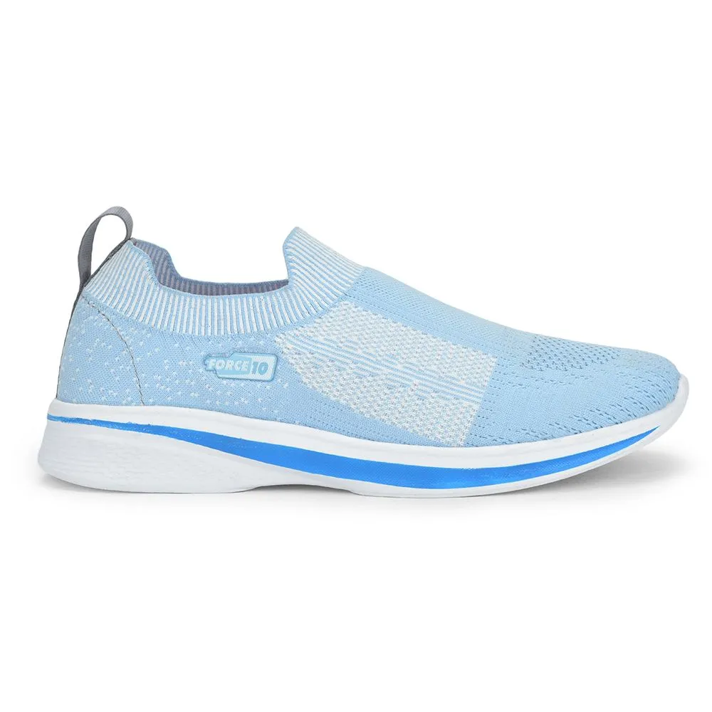 FORCE 10 Sports Non Lacing Shoe For Ladies (S.Blue) NORRIS-2E By Liberty