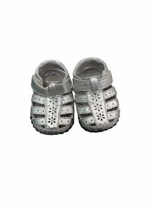 Girls  Size 0-6 Months Pediped Silver Infants Shoes 0-4